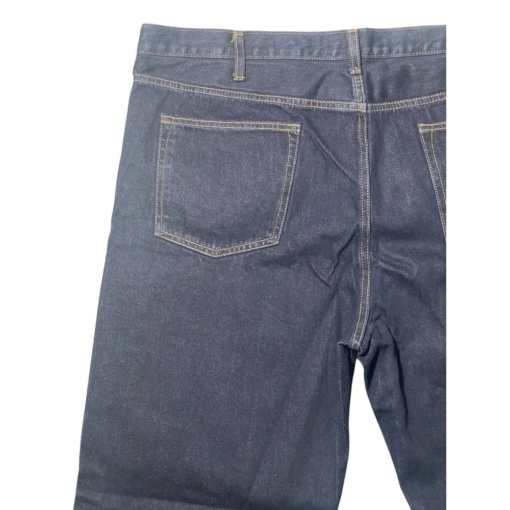 Lands'‎ End Straight Leg Dark Wash 5-Pockets Traditional Fit Jeans Men's Size 42